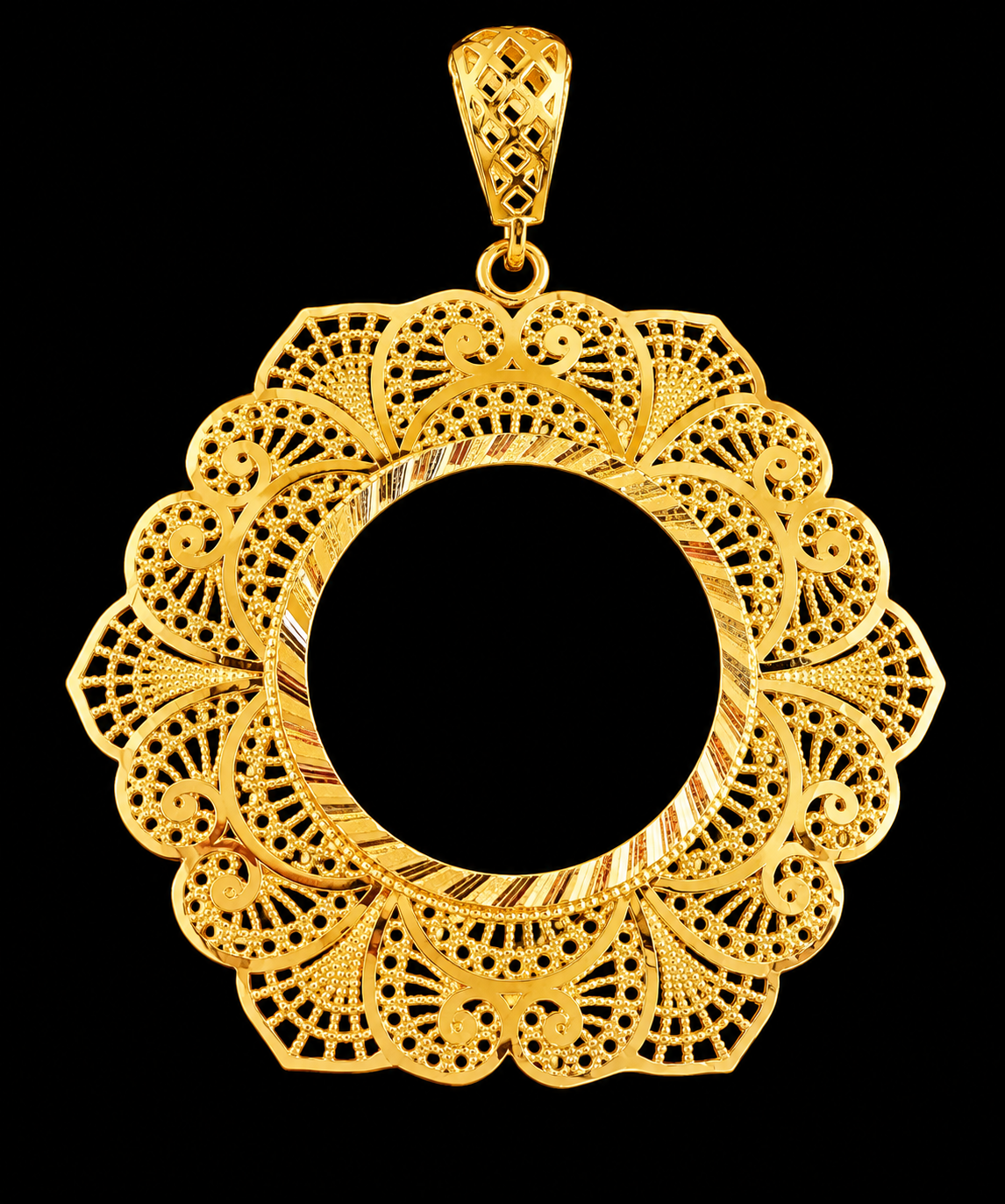 21K Gold Coin Frame – 27125